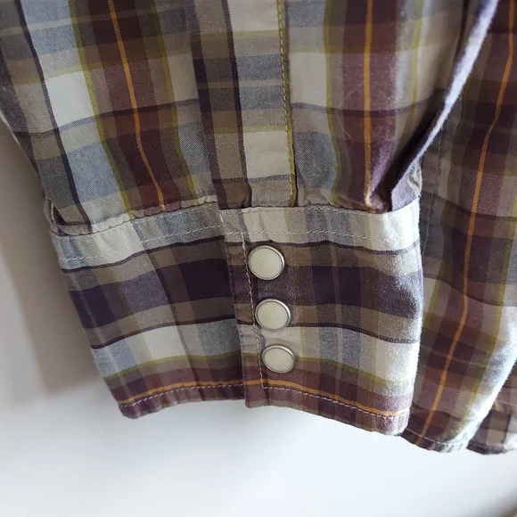 LUCKY BRAND ♡ Mens Western Shirt - Picture 3 of 13